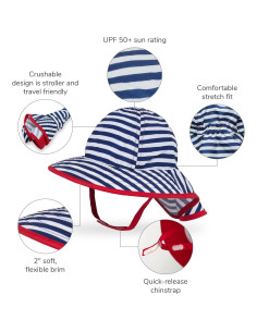 Sombrero para Bebés Sunday Afternoons UPF 50+ Magenta 0-6 Meses 2