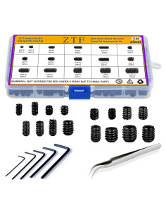 Kit de Tornillos de Ajuste M3 a M8 ZTF - 530 Piezas Acero 12.9