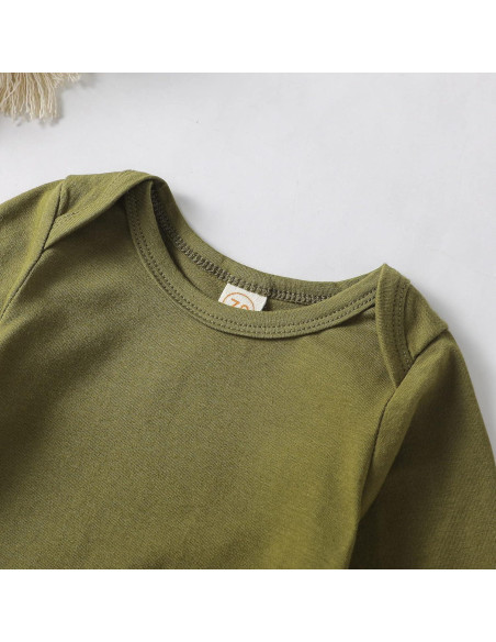 Trajes de Bebé OPAWO con Nudos y Sombrero 0-3 Meses