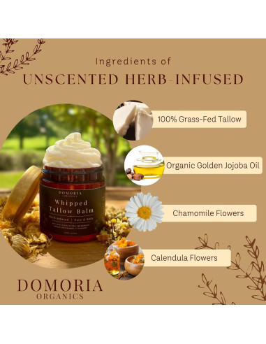 Bálsamo Hidratante Domoria Organics 56.7g Sin Fragancia