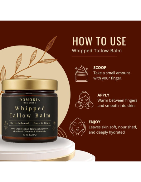 Bálsamo Hidratante Domoria Organics 56.7g Sin Fragancia