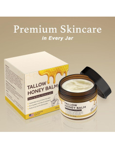 Bálsamo Hidratante HEOOEN con Sebo de Res y Miel 59.5g 2