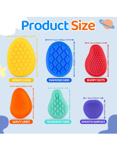 Juguetes Antiestrés Sensoriales BMSQOFD - Paquete de 6 Piezas 2