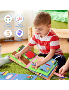 Libro de Actividades Montessori Cobelae para Niños 1-3 Años 2