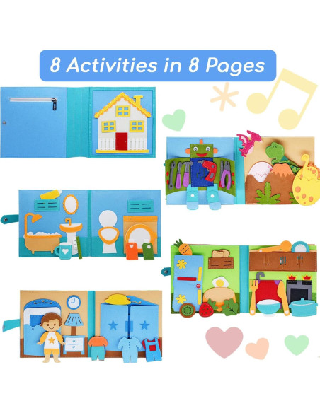 Libro de Actividades Montessori Cobelae para Niños 1-3 Años