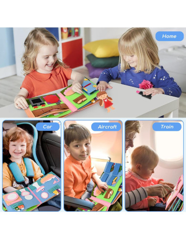 Libro de Actividades Montessori Cobelae para Niños 1-3 Años