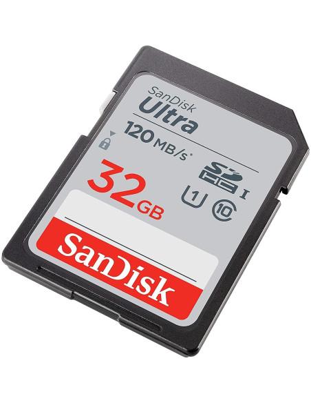Tarjeta de Memoria SanDisk 32GB Ultra UHS-I 120MB/s + Lector