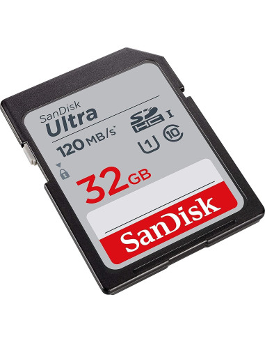 Tarjeta de Memoria SanDisk 32GB Ultra UHS-I 120MB/s + Lector