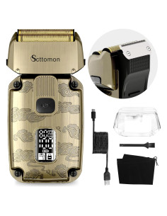 Afeitadora eléctrica Scttomon HT-933 2 en 1 impermeable