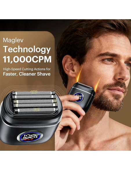 Afeitadora eléctrica TOPWILL FX80 5 cuchillas USB-C impermeable