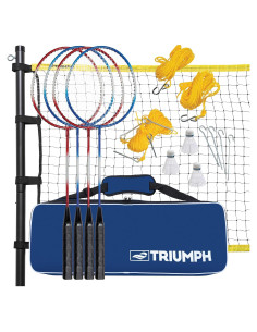 Conjunto de bádminton Triumph Competencia 4 Jugadores