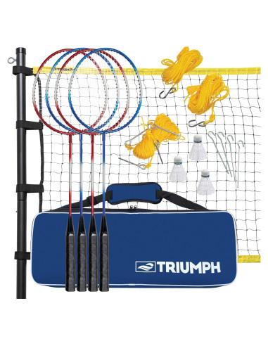 Conjunto de bádminton Triumph Competencia 4 Jugadores