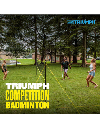 Conjunto de bádminton Triumph Competencia 4 Jugadores
