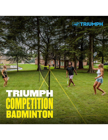 Conjunto de bádminton Triumph Competencia 4 Jugadores