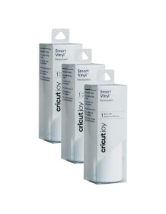 Vinilo Permanente Inteligente Cricut Joy Blanco 3 Rollos 13.9x121.9 cm