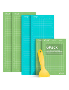 Mats de Corte Ecraft para Cricut Joy - 6 Paquetes 11.4x16.5cm