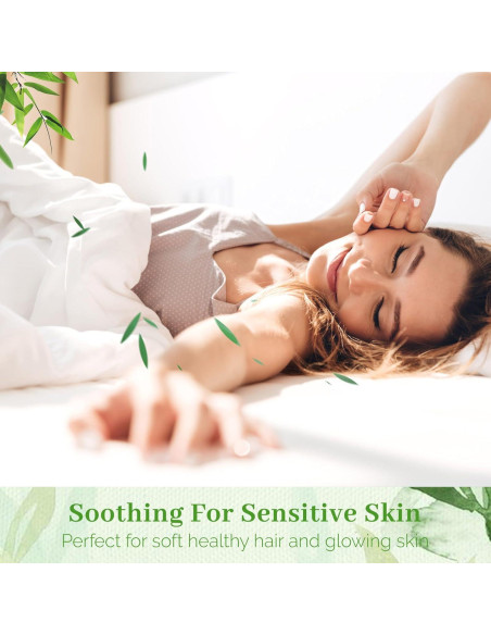 Sábana Ajustada Doble YIYEA Viscosa Bambú 400 Hilos Verde