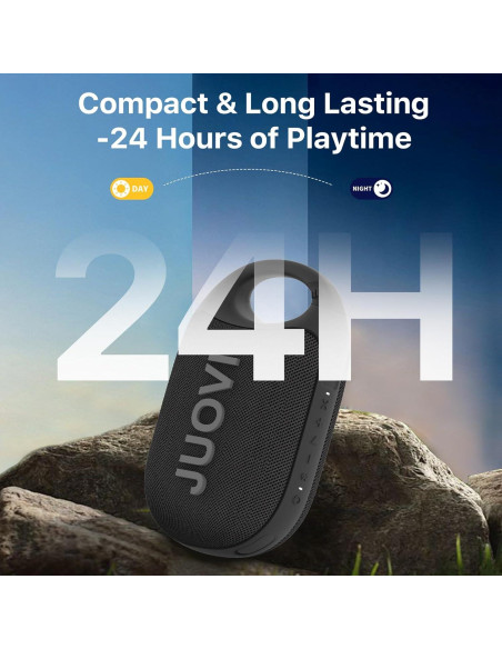 Altavoz Bluetooth Portátil JUOVI CLIP J1 Impermeable 24H