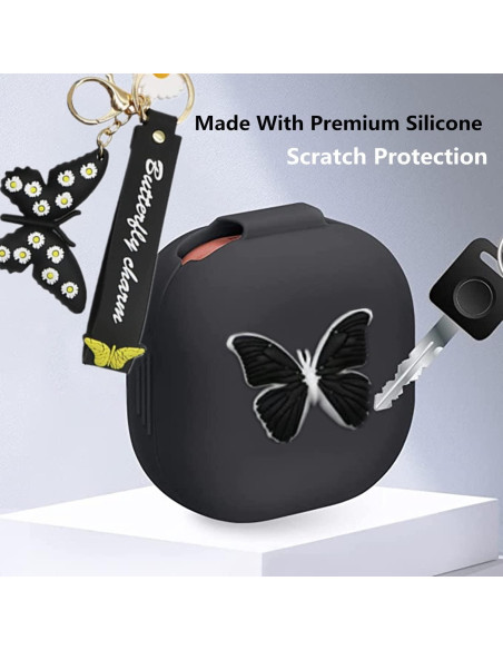 Funda de Silicona para Samsung Galaxy Buds2 Pro - Mariposa 3D