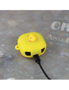 Funda de Silicona Wonhibo para Samsung Galaxy Buds 2 Pro - Oso Kawaii 2