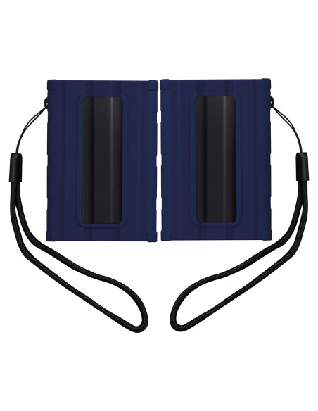 Funda de Silicona kwmobile para Samsung SSD T7 Shield - Azul