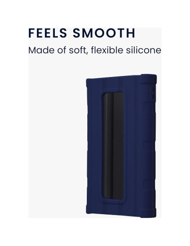 Funda de Silicona kwmobile para Samsung SSD T7 Shield - Azul