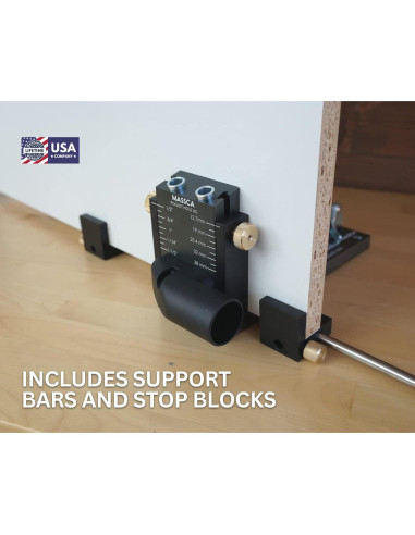 Plantilla de Agujeros de Pocket Massca Pro M2 de Aluminio