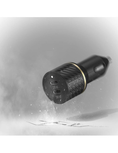 Cargador de coche USB-C OtterBox 20W + Cable Lightning 1M
