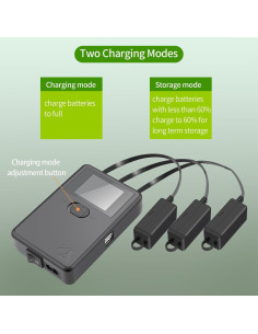 Cargador de Batería Hanatora para DJI Mini 4 Pro y Mini 3 2