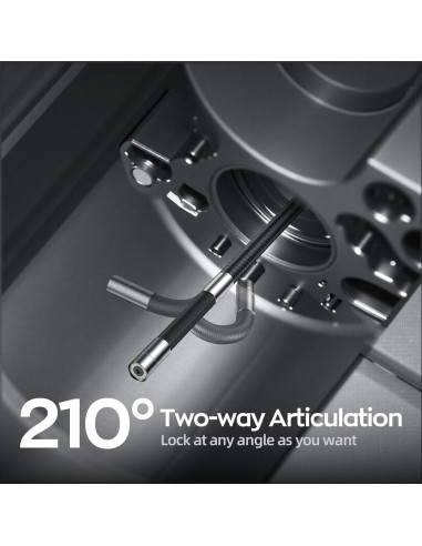 Cámara Endoscópica Articulada NIDAGE 7" HD 1080p IP67