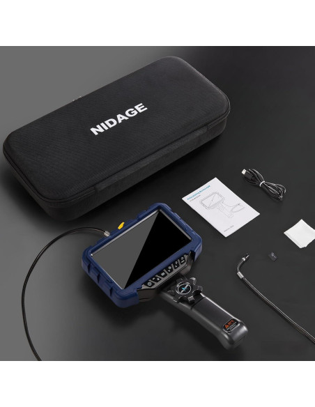 Cámara Endoscópica Articulada NIDAGE 7" HD 1080p IP67
