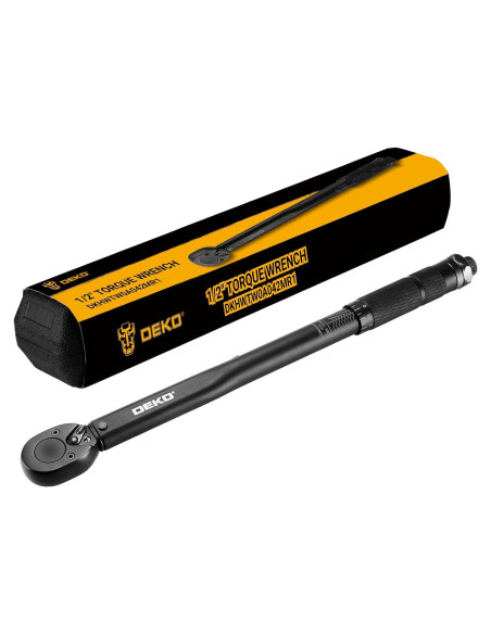 Llave de Torque DEKOPRO 1/2" Doble Dirección 10-150 Ft-Lb