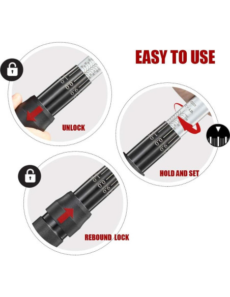 Llave de Torque de Click ARUCMIN 1/2" 10-150 lb-pie