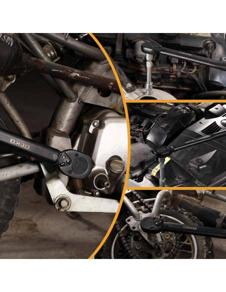 Llave de Torque DEKOPRO 1/2" Doble Dirección 10-150 Ft-Lb