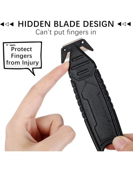 Cortador de Caja de Seguridad Therwen 10 Pcs Cuchilla Oculta