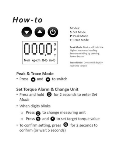 ACDelco Kit de Adaptador de Par Digital 3/8" y 1/2" ISO 6789