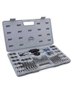 Juego de 60 Piezas de Machos y Matrices EFFICERE - Metrico y SAE