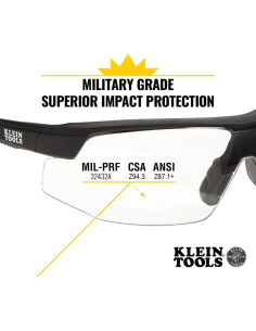 Gafas de Seguridad Klein Tools 60159, Lente Transparente Antivaho 2