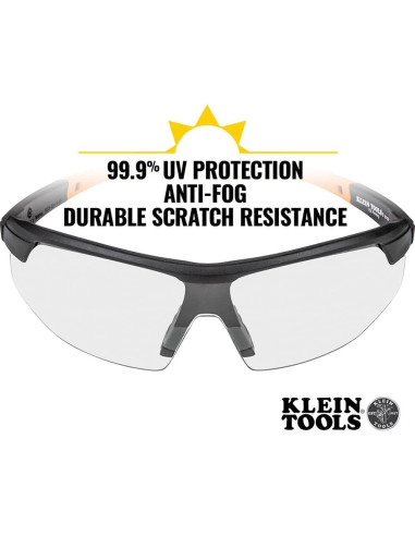 Gafas de Seguridad Klein Tools 60159, Lente Transparente Antivaho