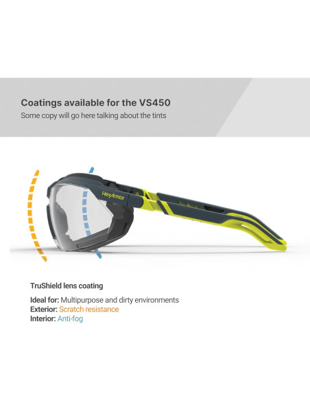 Gafas de Seguridad HexArmor VS450 con Protección UV