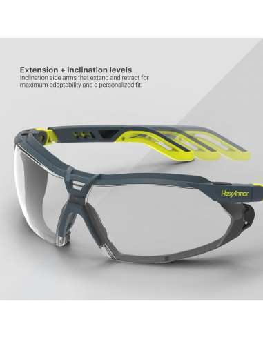 Gafas de Seguridad HexArmor VS450 con Protección UV