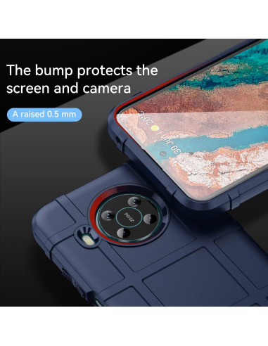 Funda Ajustada Nokia X100 - Protección Militar Azul HD