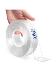 Cinta Doble Cara Nano OFISKY 3m Alta Resistencia Transparente