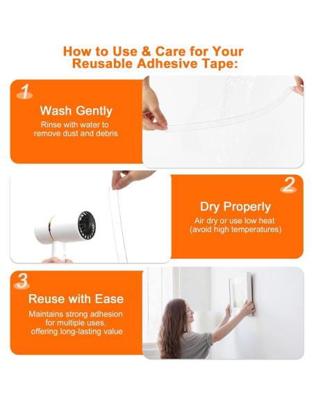 Cinta Nano Doble Cara Trenkyo 304.8 cm Alta Resistencia