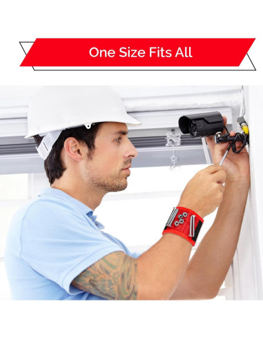 Banda Magnética BYKES Grande para Tornillos y Herramientas