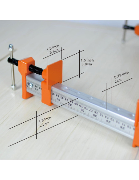 Abrazaderas de Barrotes FEIRONG 24" 2-Pack Alta Resistencia