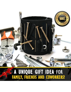 Correa de Muñeca Magnética SLTG2020 Nylon Negro 38.1x9.9 cm 2