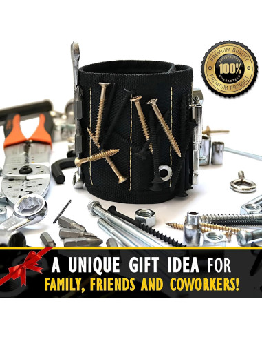 Correa de Muñeca Magnética SLTG2020 Nylon Negro 38.1x9.9 cm