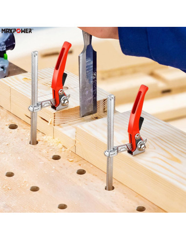Abrazadera de Mesa MAXPOWER 20 cm 240 kg Rápida Engranaje