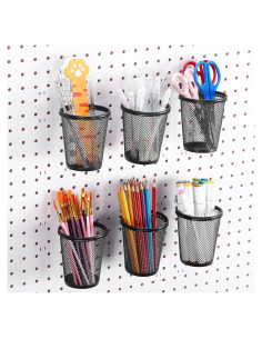 Spakon Organizador de Plumas 6 Piezas con Ganchos para Tablero